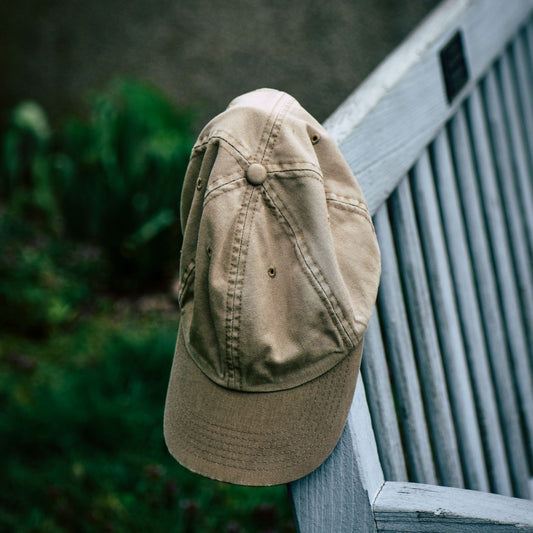 Tan cotton baseball cap
